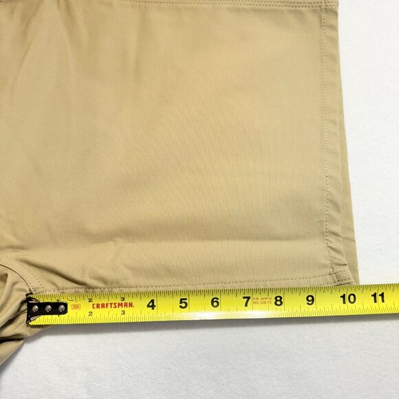 Carhartt Women's Rugged Flex Loose Khaki Canvas Work Shorts Sz 12 NWT 10" Inseam - Picture 10 of 11